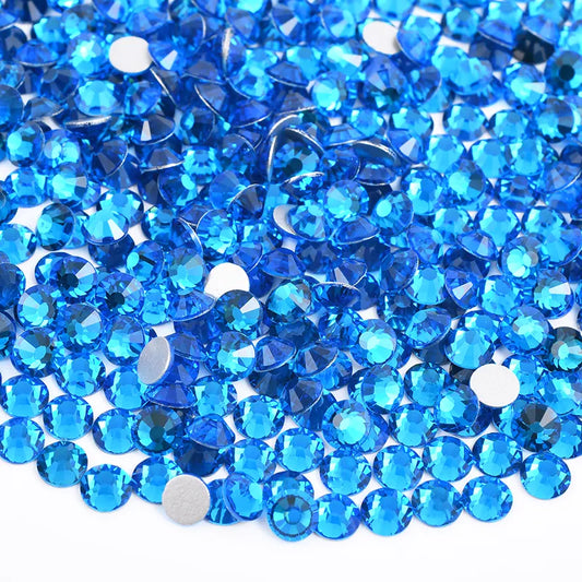 Capri Blue Rhinestones