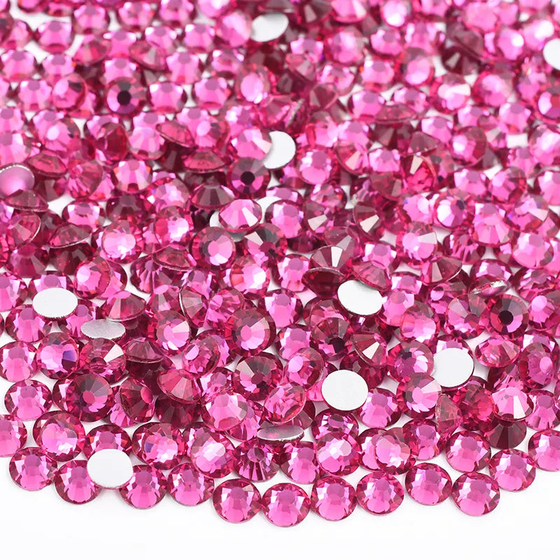 Fuchsia Rhinestones