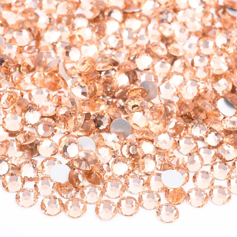 Light Peach Rhinestones